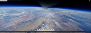 Vídeo 360º interactivo a 25 km de la superficie terrestre